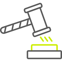 młotek licytacyjny ikona