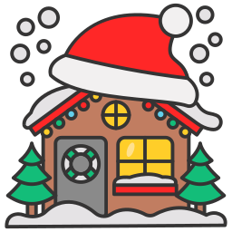 casa de navidad icono