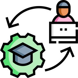 Adaptive learning icon