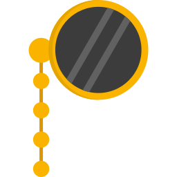 monóculo icono