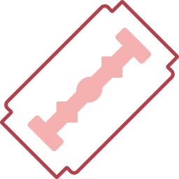 Shaving blade icon