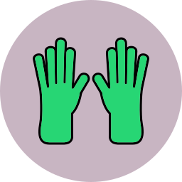 Кожаные перчатки иконка