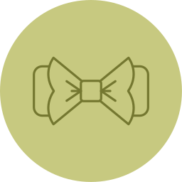 gravata borboleta Ícone