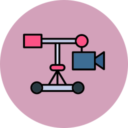 Camera crane icon