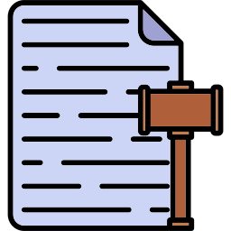 Юридический документ иконка