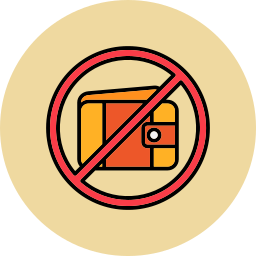 No money icon