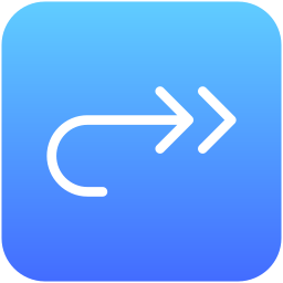 U turn arrow icon