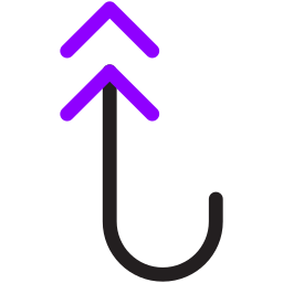 u턴 화살표 icon