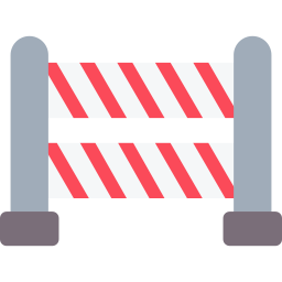 straßenblockade icon