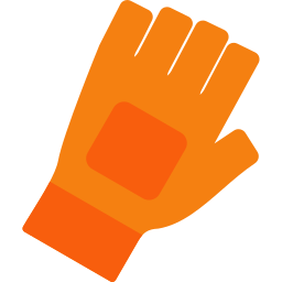 Sports gloves icon