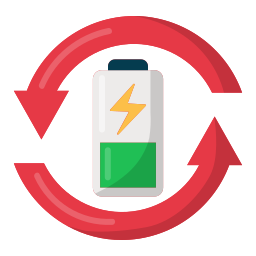 batterij status icoon