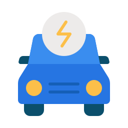 Electric car icon