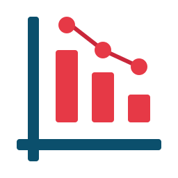 grafik nach unten icon