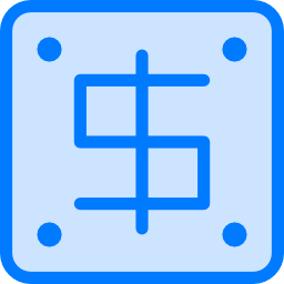 symbol dolara ikona