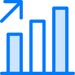 gráfico de barras icono