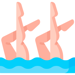 synchron schwimmen icon