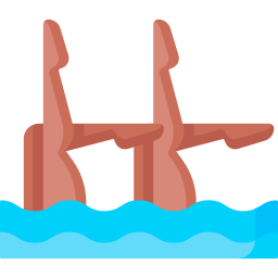 synchron schwimmen icon