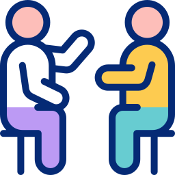 Medical consultation icon