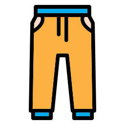 pantalons longs Icône