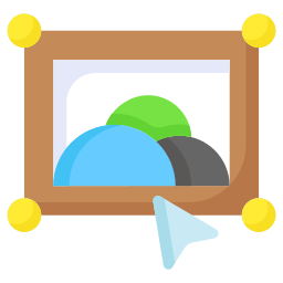 Digital art icon