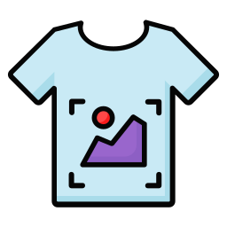 T shirt design icon