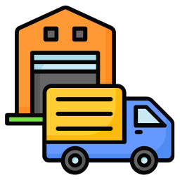 Logistics delivery icon