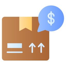 Delivery cost icon