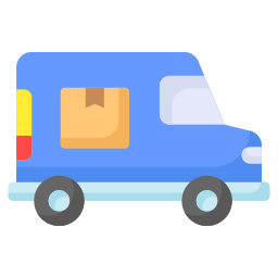 Фургон доставки иконка