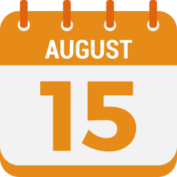 August 15 icon