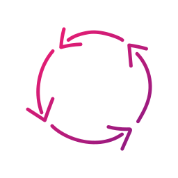 cirkel pijlen icoon