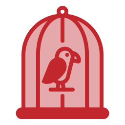 jaula de pájaros icono