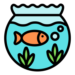 Рыбная миска иконка
