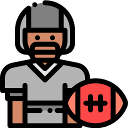 American football player icon