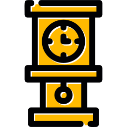 Grandfather clock icon