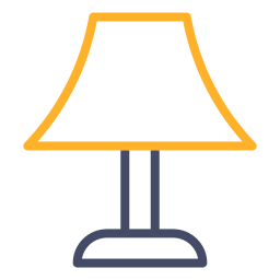 Table lamp icon