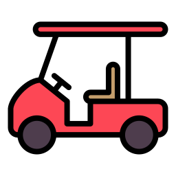 Golf cart icon