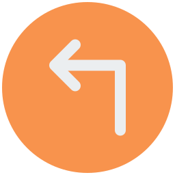 Turn left icon