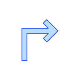 Turn right icon