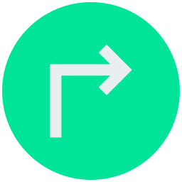 Turn right icon