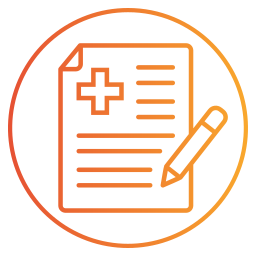 Medical prescription icon