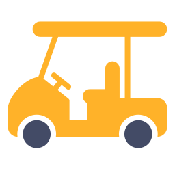 Golf cart icon