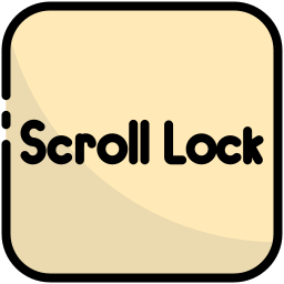 Scroll lock icon