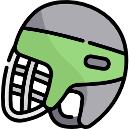 Hockey helmet icon