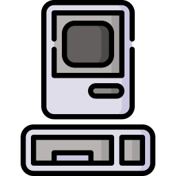 Old computer icon