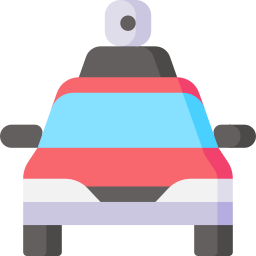 Self driving car icon