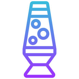 lámpara de lava icono