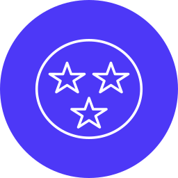 Rating stars icon