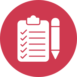 lista de verificación icono