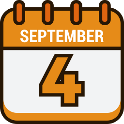 4 de septiembre icono
