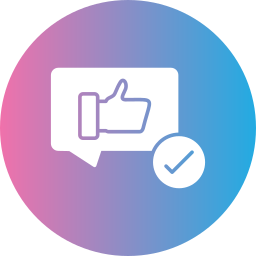 Positive feedback icon